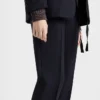 Pantalones de lana con costura rush Pantalones de lana con costura rush