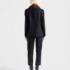 Pantalones de lana con costura rush Pantalones de lana con costura rush