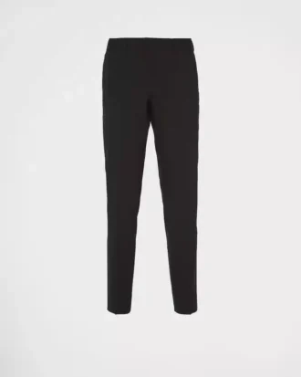 Pantalones de lana elástica ligera