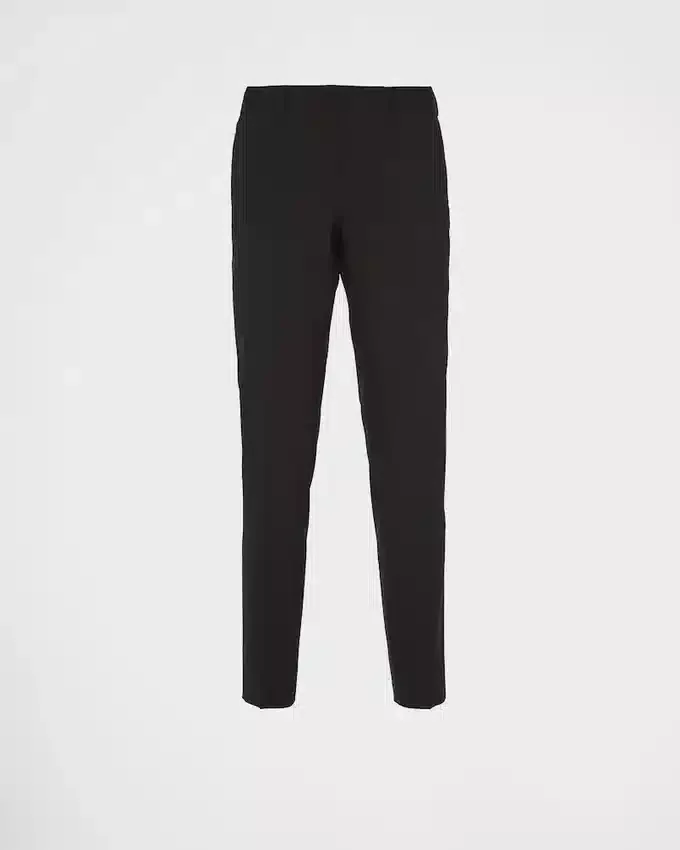 Pantalones de lana elástica ligera Pantalones de lana elástica ligera