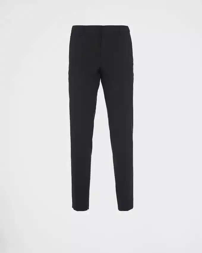 Pantalones de lana elástica ligera Pantalones de lana elástica ligera