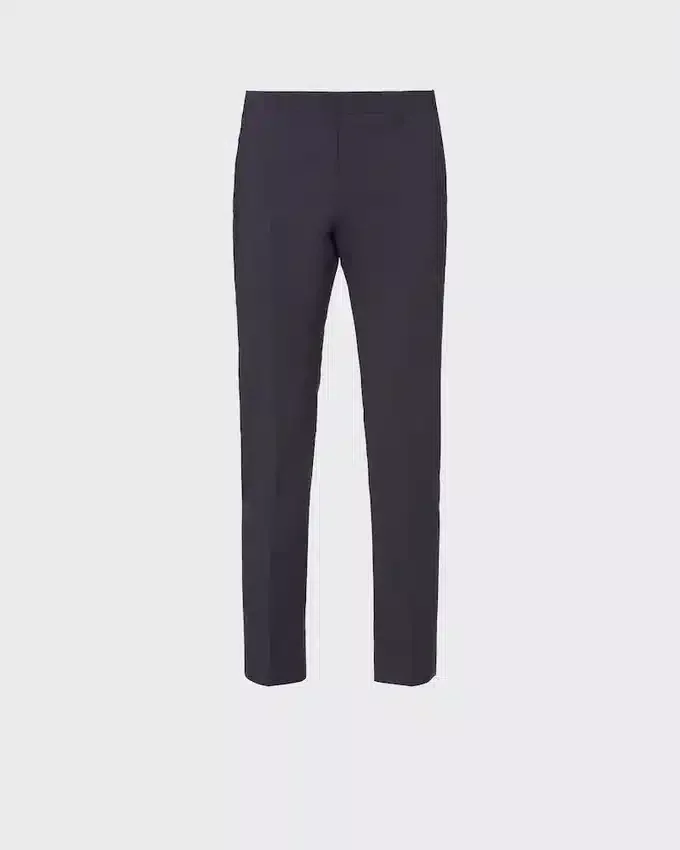 Pantalones de lana elástica ligera Pantalones de lana elástica ligera
