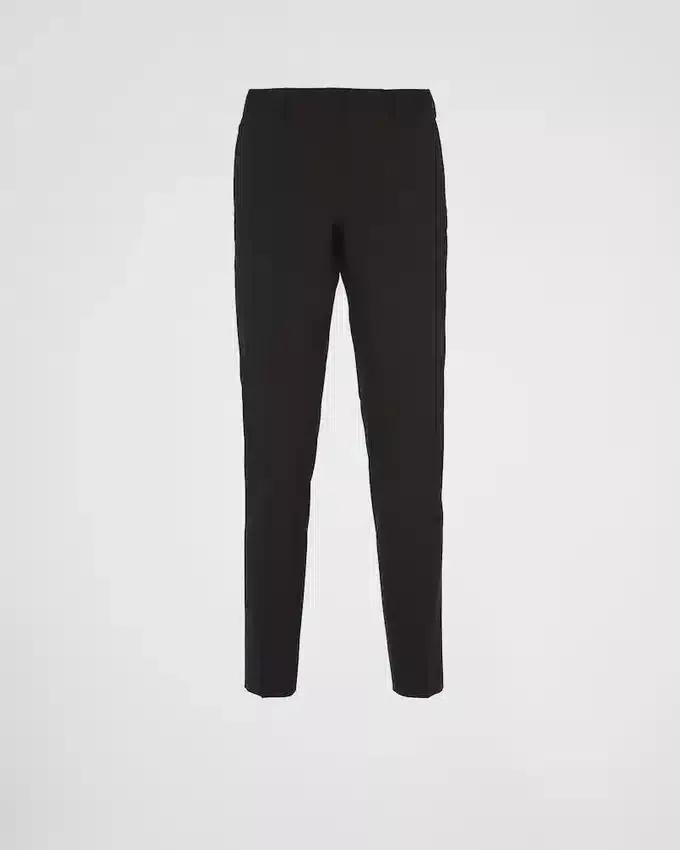 Pantalones de lana elástica ligera Pantalones de lana elástica ligera