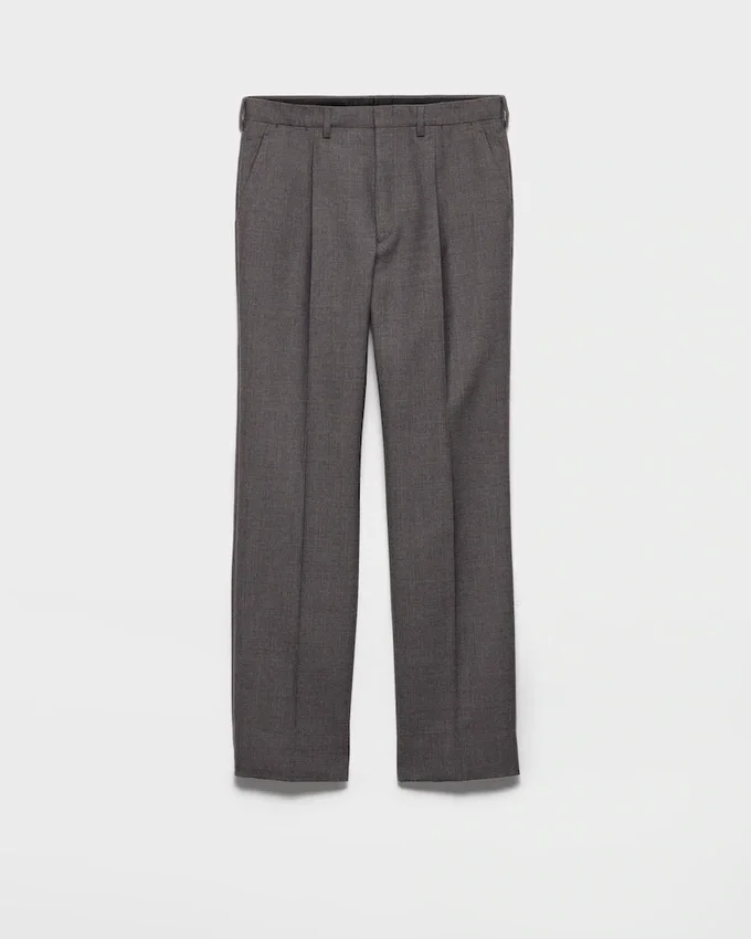 Pantalones de lana y seda Pantalones de lana y seda