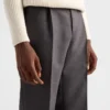 Pantalones de lana y seda Pantalones de lana y seda