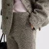 Pantalones de mezcla de lana Pantalones de mezcla de lana