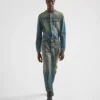 Pantalones de mezclilla de cinco bolsillos
