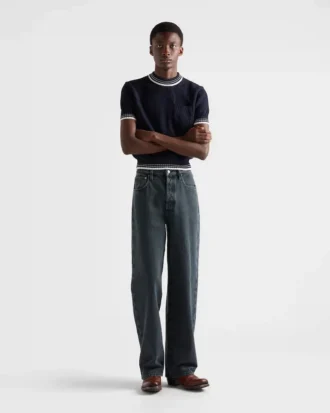 Pantalones de mezclilla de cinco bolsillos