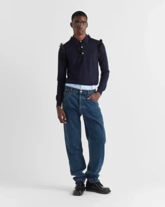 Pantalones de mezclilla de cinco bolsillos