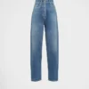 Pantalones de mezclilla de cintura alta Pantalones de mezclilla de cintura alta