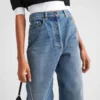 Pantalones de mezclilla de cintura alta Pantalones de mezclilla de cintura alta