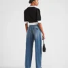 Pantalones de mezclilla de cintura alta Pantalones de mezclilla de cintura alta