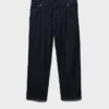 Pantalones de mezclilla de corte ancho con diseño en forma de V Pantalones de mezclilla de corte ancho con diseño en forma de V