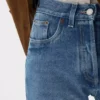 Pantalones de mezclilla de pierna recta