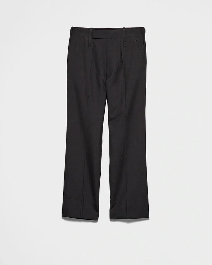 Pantalones de mohair y seda Pantalones de mohair y seda