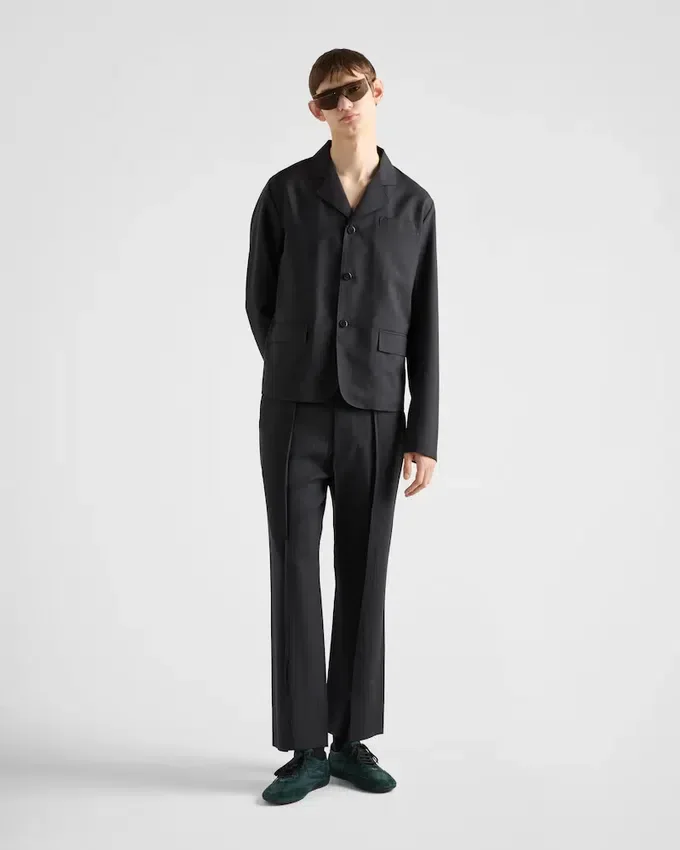 Pantalones de mohair y seda Pantalones de mohair y seda