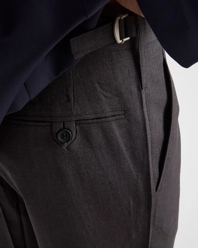 Pantalones de mohair y seda Pantalones de mohair y seda