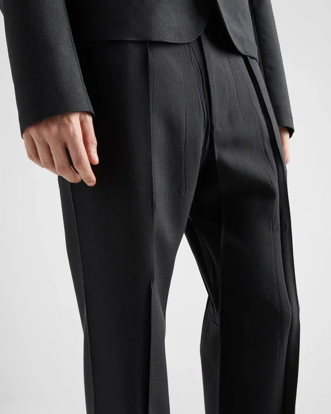 Pantalones de mohair y seda Pantalones de mohair y seda
