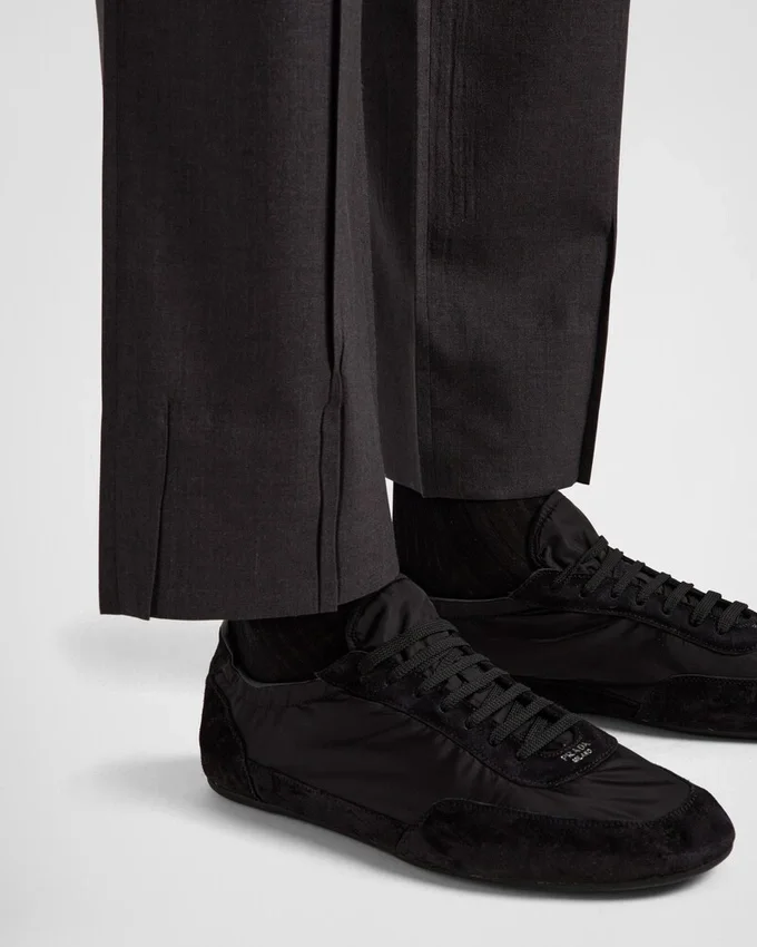 Pantalones de mohair y seda Pantalones de mohair y seda