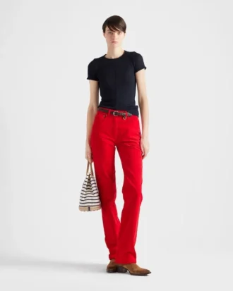 Pantalones de pana de cinco bolsillos