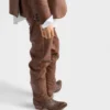 Pantalones de piel napa