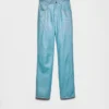 Pantalones de piel napa de cinco bolsillos Pantalones de piel napa de cinco bolsillos