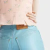 Pantalones de piel napa de cinco bolsillos Pantalones de piel napa de cinco bolsillos