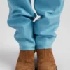 Pantalones de piel napa de cinco bolsillos Pantalones de piel napa de cinco bolsillos