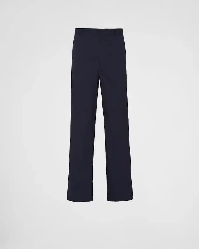 Pantalones de popelín elástico Pantalones de popelín elástico