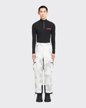Pantalones de snowboard de tejido técnico estampado
