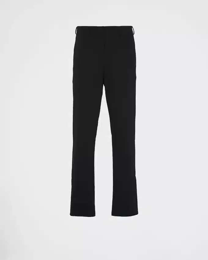 Pantalones de tejido técnico elástico Pantalones de tejido técnico elástico