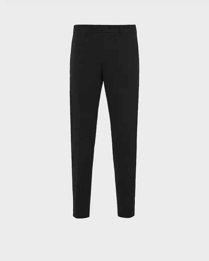 Pantalones de tejido técnico elástico Pantalones de tejido técnico elástico
