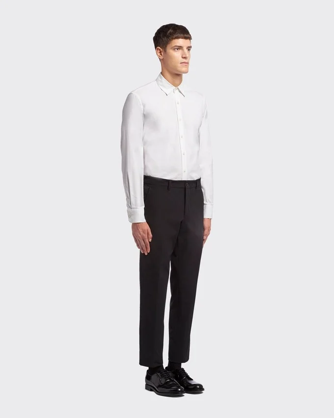 Pantalones de tejido técnico elástico Pantalones de tejido técnico elástico