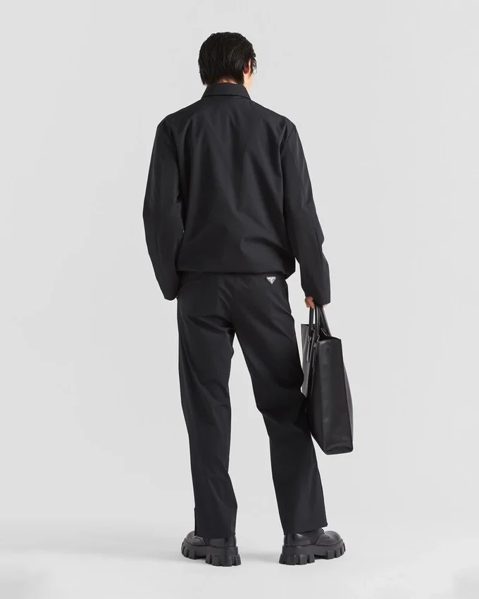 Pantalones de tejido técnico elástico Pantalones de tejido técnico elástico