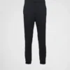 Pantalones Piqua con costuras de cinta Pantalones Piqua con costuras de cinta