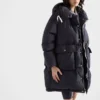 Parka de plumón de lona suave Parka de plumón de lona suave