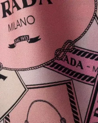 Pañuelo de sarga de seda estampado 55