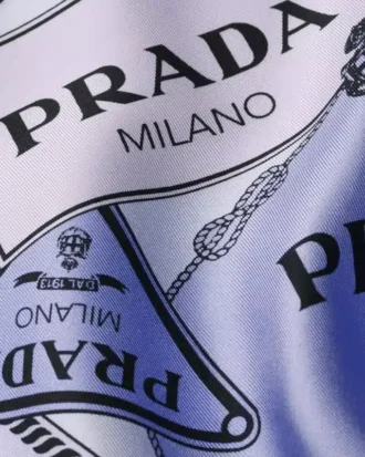Pañuelo de sarga de seda estampado 90