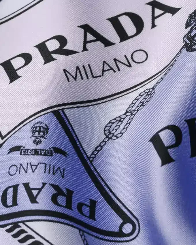 Pañuelo de sarga de seda estampado 90 Pañuelo de sarga de seda estampado 90