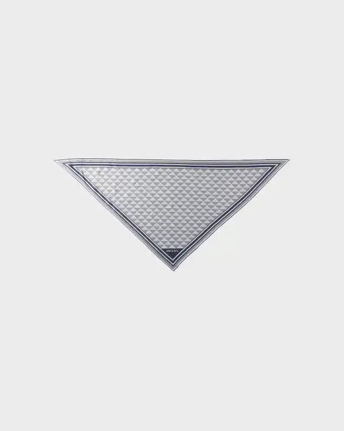 Pañuelo de seda estampado Pañuelo de seda estampado