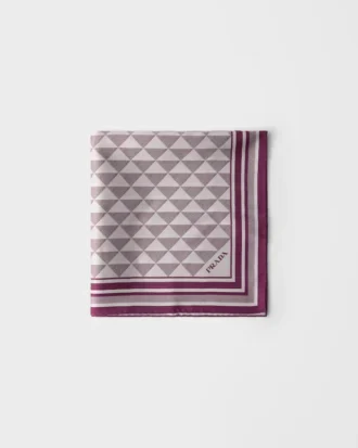 Pañuelo de seda jacquard 55 Pañuelo de seda jacquard 55