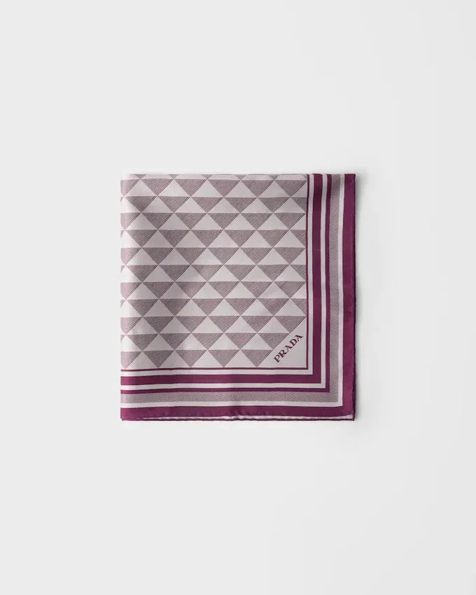 Pañuelo de seda jacquard 55 Pañuelo de seda jacquard 55
