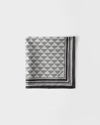 Pañuelo de seda jacquard 55 Pañuelo de seda jacquard 55