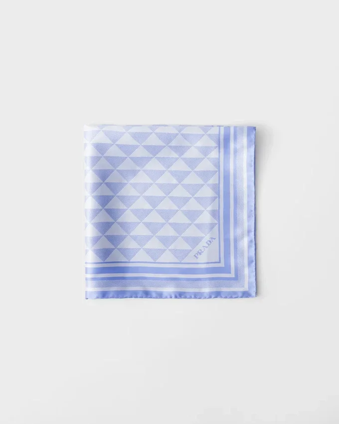 Pañuelo de seda jacquard 55 Pañuelo de seda jacquard 55