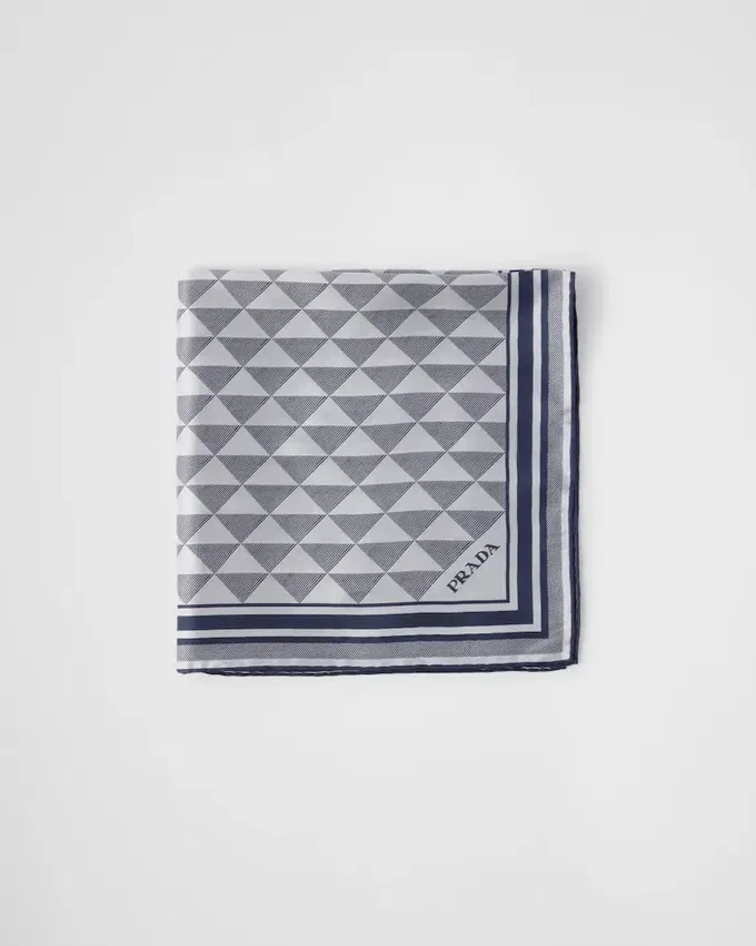 Pañuelo de seda jacquard 55 Pañuelo de seda jacquard 55