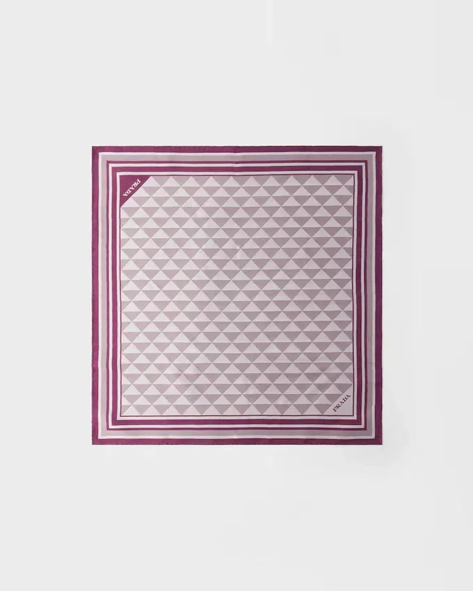 Pañuelo de seda jacquard 55 Pañuelo de seda jacquard 55