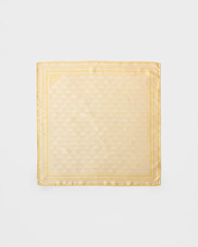 Pañuelo de seda jacquard 55 Pañuelo de seda jacquard 55