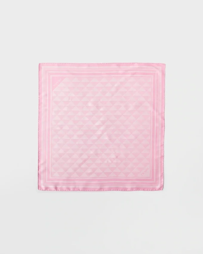 Pañuelo de seda jacquard 55 Pañuelo de seda jacquard 55