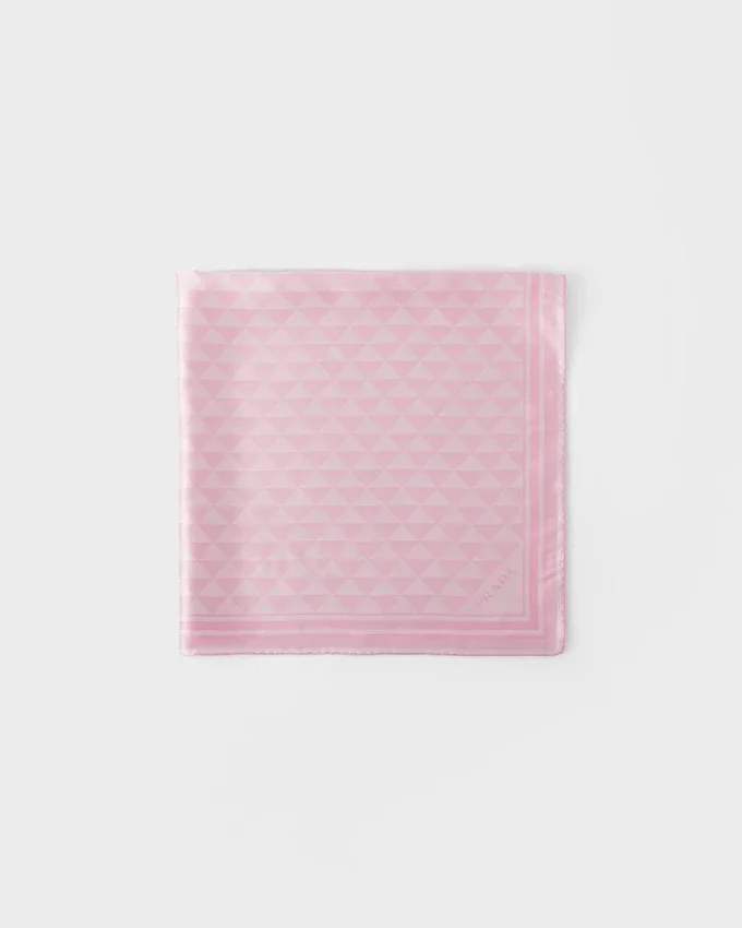 Pañuelo de seda jacquard 90 Pañuelo de seda jacquard 90