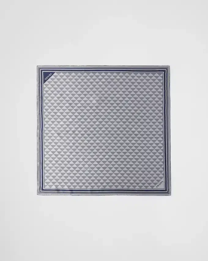 Pañuelo de seda jacquard 90 Pañuelo de seda jacquard 90
